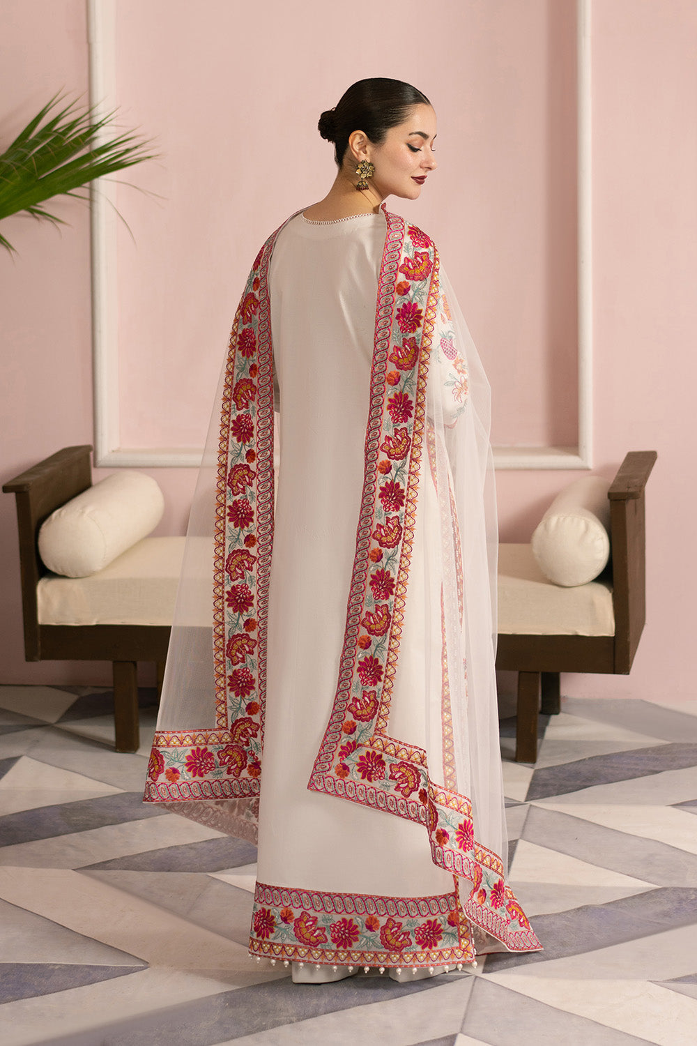Maryum N Maria | Eid Luxury Lawn 25 | AFSAR - MS50159 -  Maryum N Maria Ladies Clothes - Original Designer Dress - House of Maryam