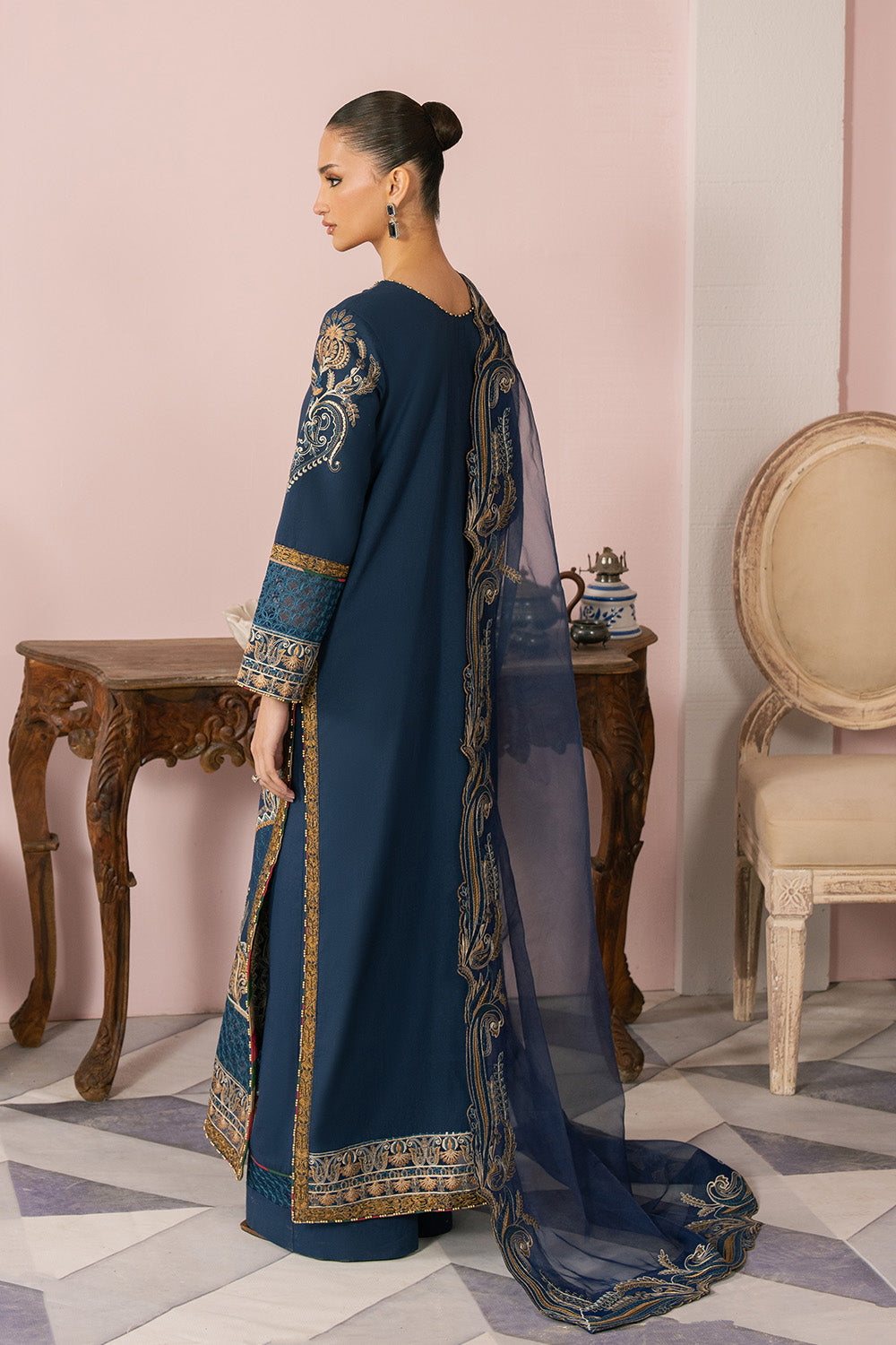 Maryum N Maria | Eid Luxury Lawn 25 | ARA - MS50160 -  Maryum N Maria Ladies Clothes - Original Designer Dress - House of Maryam