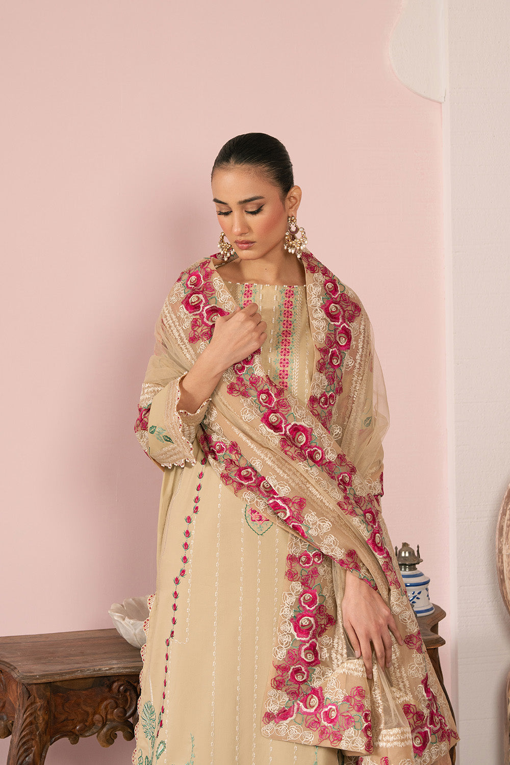 Maryum N Maria | Eid Luxury Lawn 25 | ANOOSHEH - MS50164 -  Maryum N Maria Ladies Clothes - Original Designer Dress - House of Maryam
