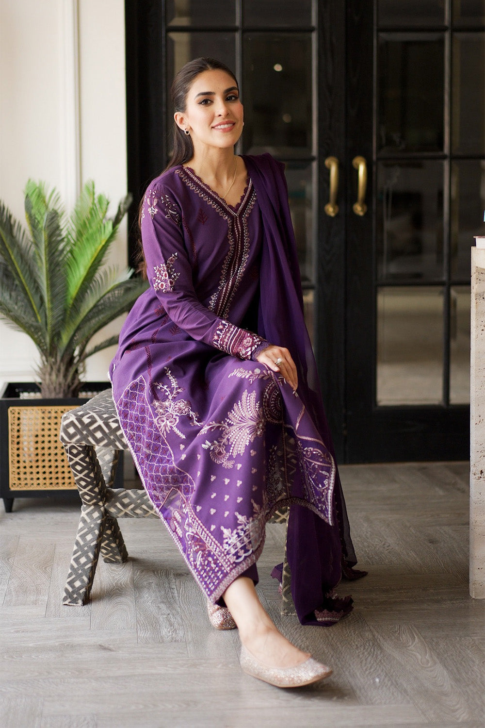 Maryum N Maria | Elara 25 | FAWN - MS50361 -  Maryum N Maria Ladies Clothes - Original Designer Dress - House of Maryam