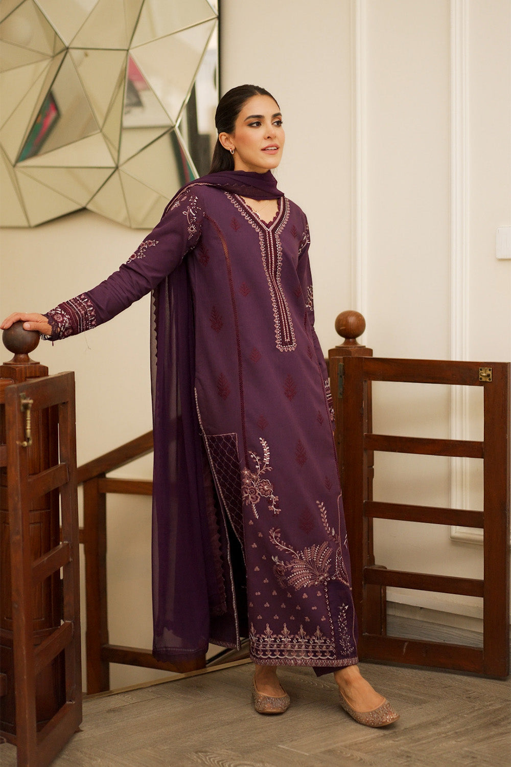 Maryum N Maria | Elara 25 | FAWN - MS50361 -  Maryum N Maria Ladies Clothes - Original Designer Dress - House of Maryam