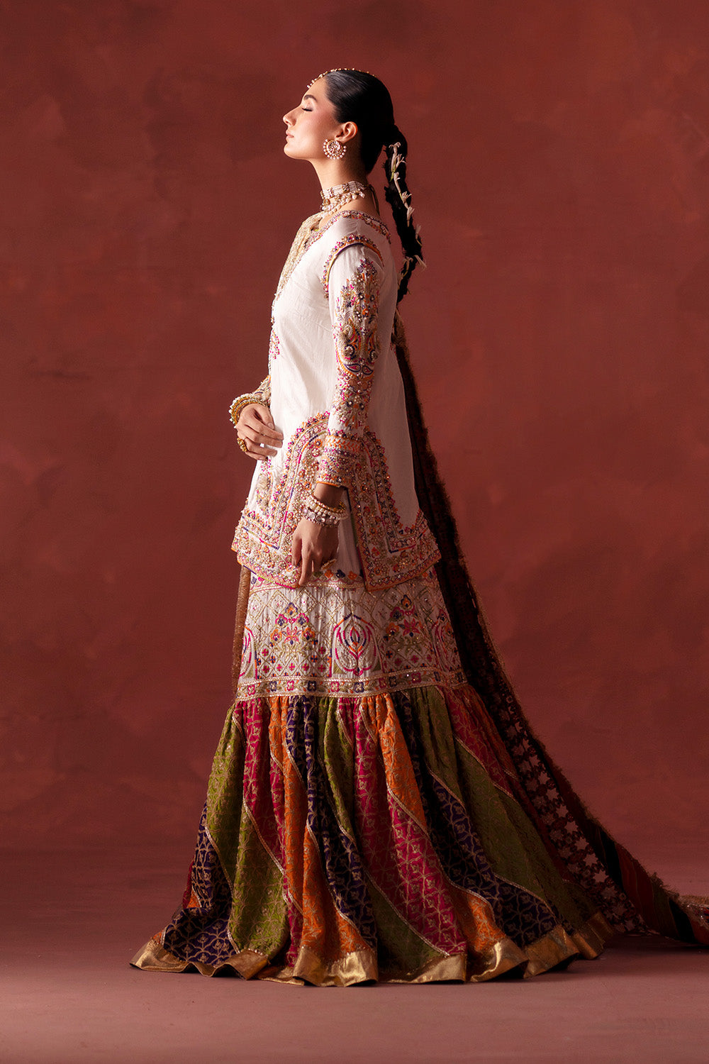 Maryum N Maria | Luxury Silk | MEHNDI NIGHT - MSS5895-4