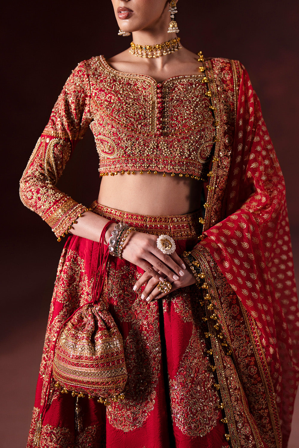 Maryum N Maria | Luxury Silk | BARAAT DAY - MSS5896, image 3