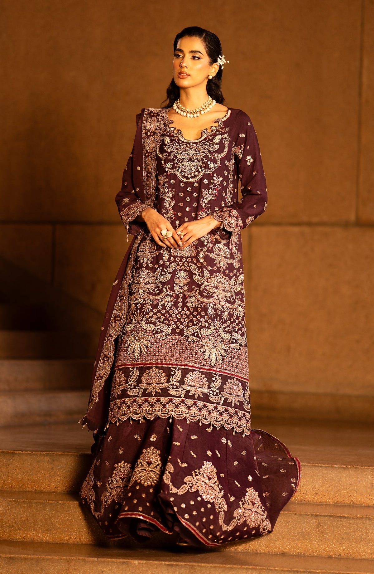 Emaan Adeel | Casabella Wedding Formals | ADIBA -  Emaan Adeel Ladies Clothes - Original Designer Dress - House of Maryam