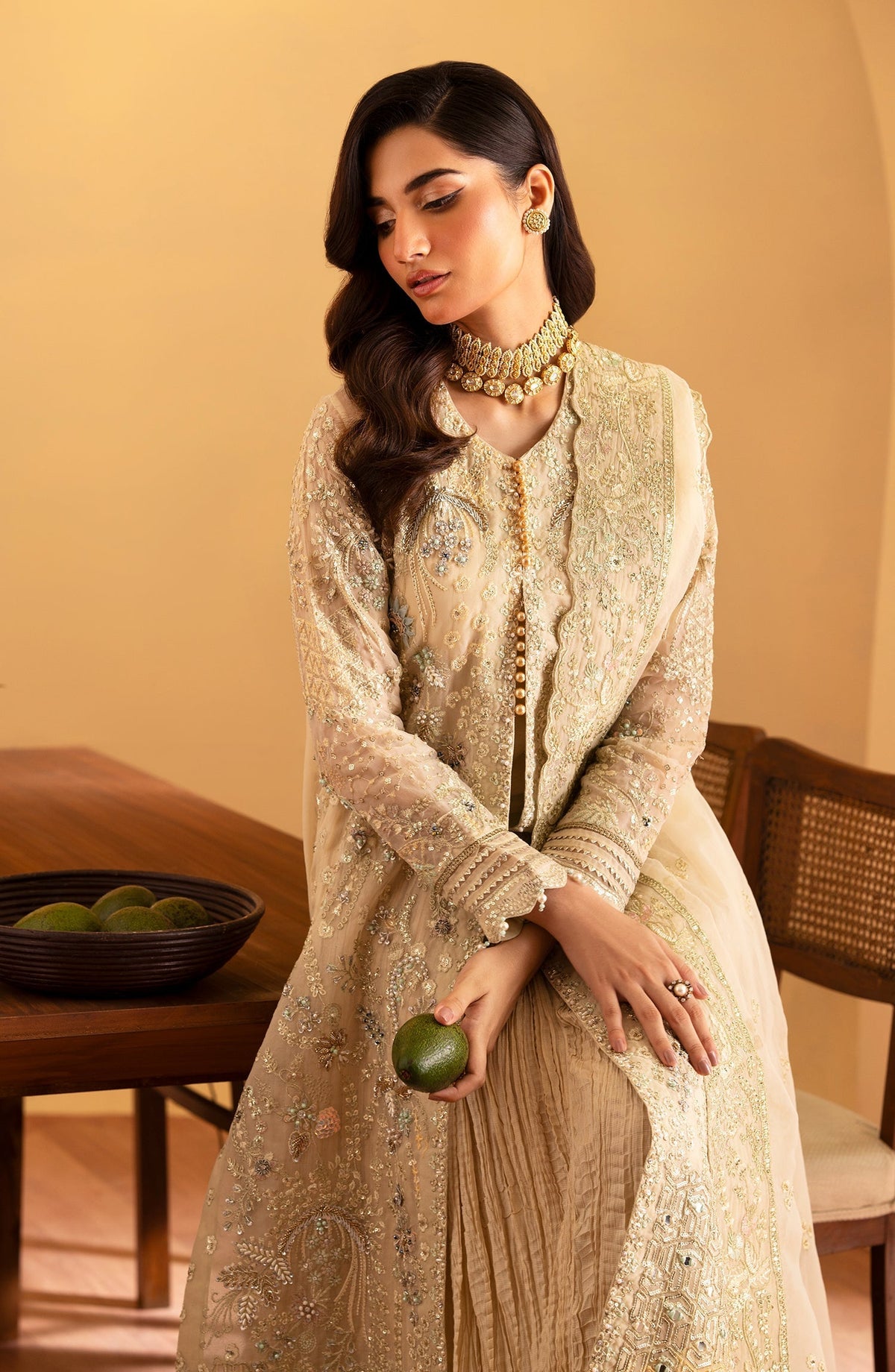 Emaan Adeel | Romansiyyah Luxury Formals 24 | Zafia -  Emaan Adeel Formal - Original Designer Dress - House of Maryam