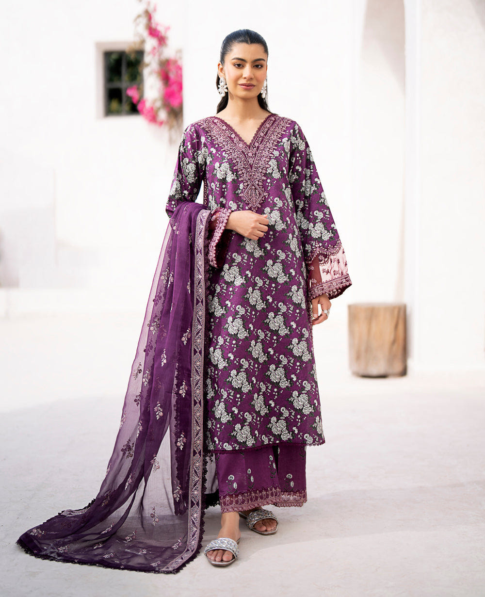 Xenia Formals | Summer Soiree Lawn | TAAMASI JAMUN -  Xenia Formals Casuals - Original Designer Dress - House of Maryam