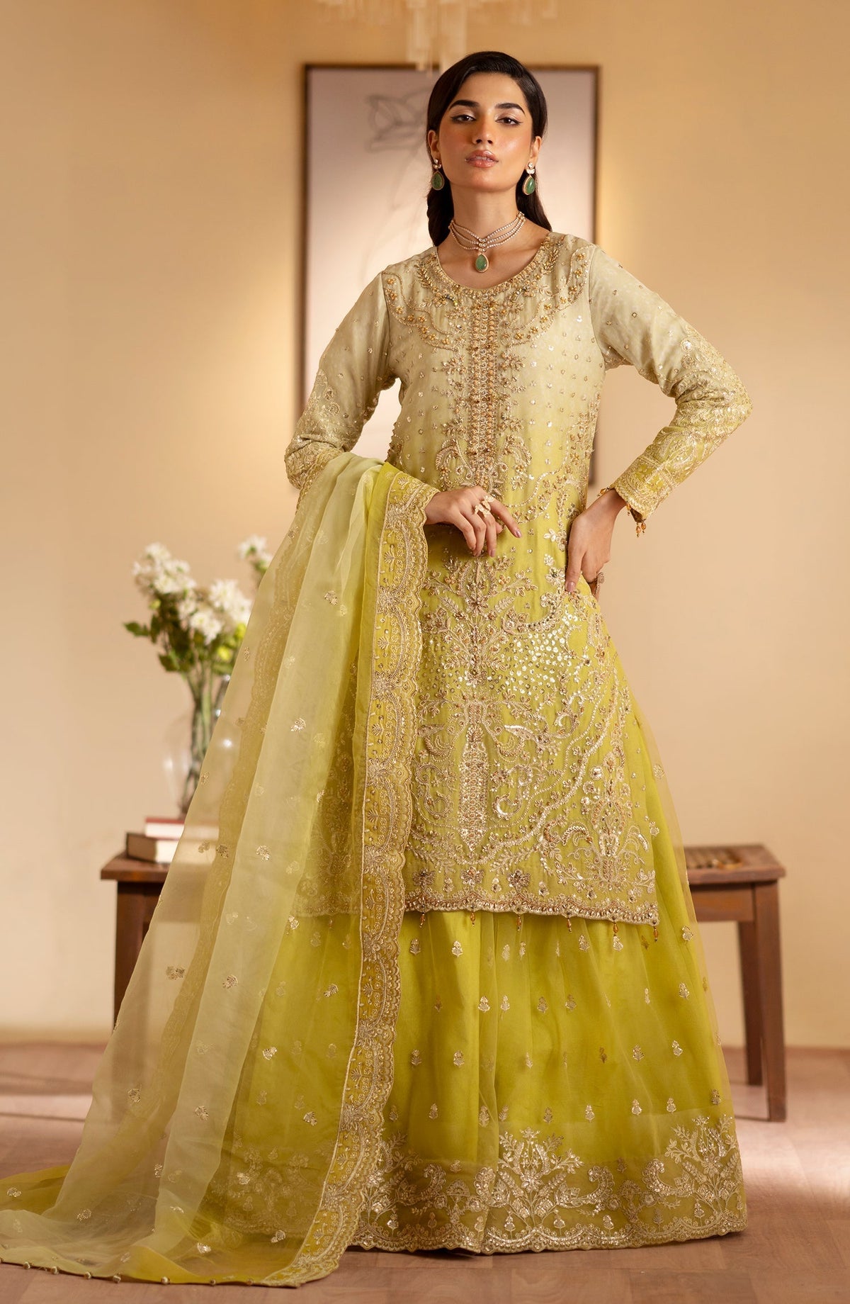 Emaan Adeel | Romansiyyah Luxury Formals 24 | Sabian -  Emaan Adeel Formal - Original Designer Dress - House of Maryam