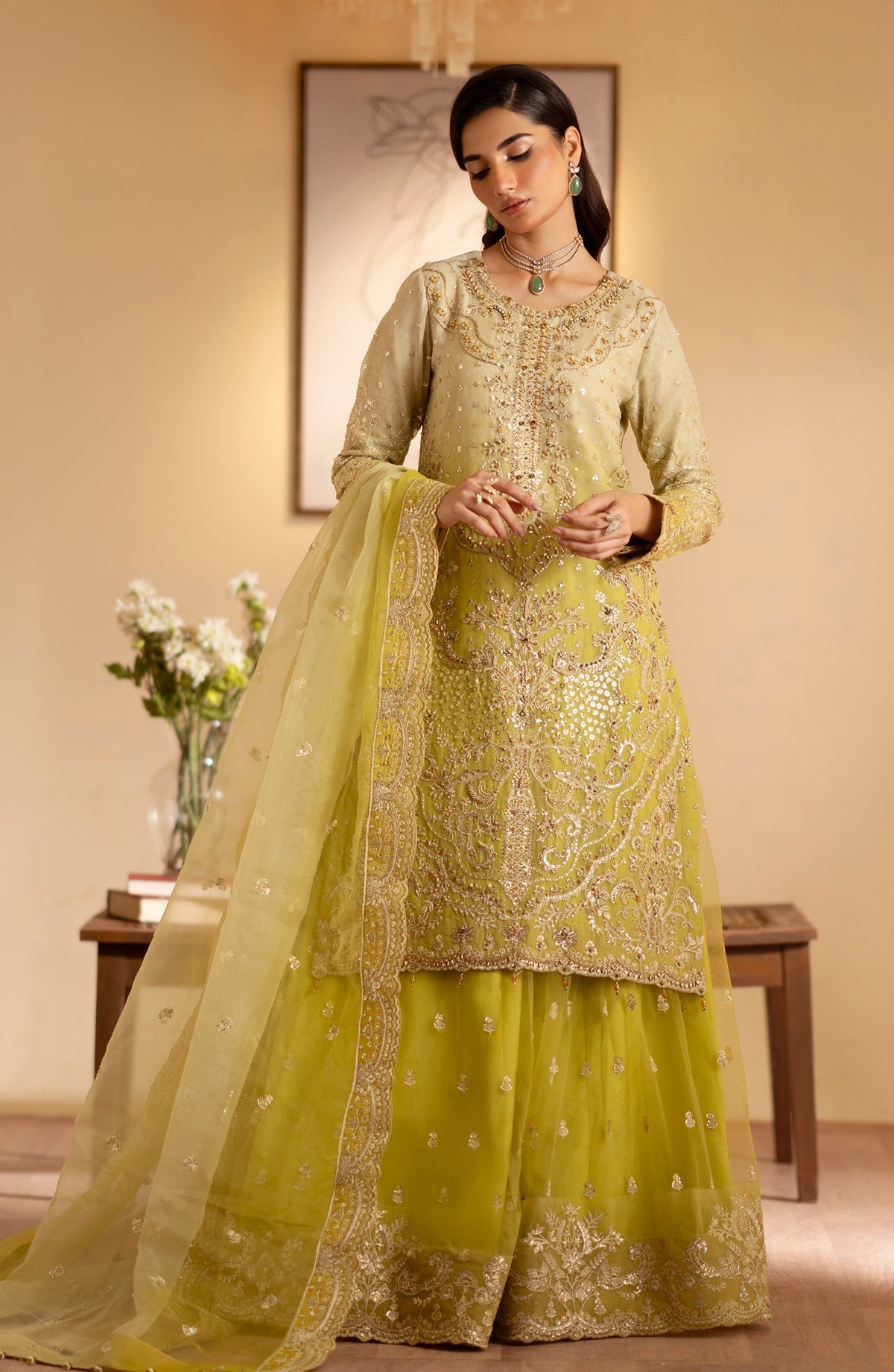 Emaan Adeel | Romansiyyah Luxury Formals 24 | Sabian -  Emaan Adeel Formal - Original Designer Dress - House of Maryam