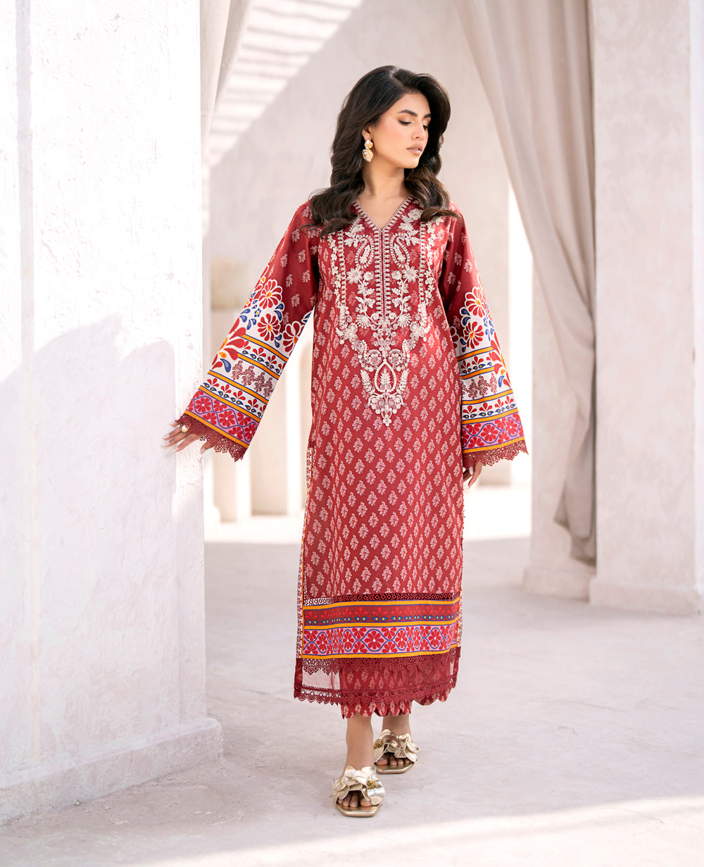 Xenia Formals | Summer Soiree Lawn | TROPEZ -  Xenia Formals Casuals - Original Designer Dress - House of Maryam