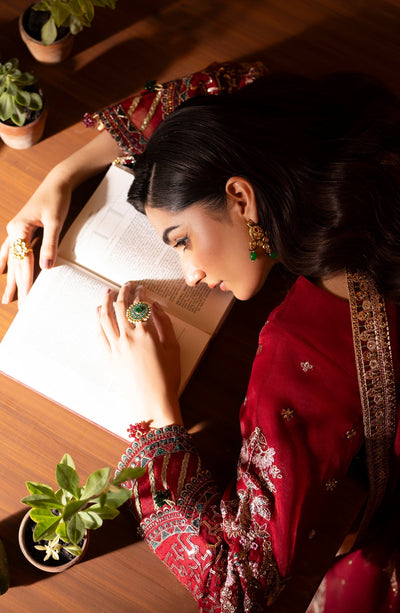Emaan Adeel | Romansiyyah Luxury Formals 24 | Nashwa -  Emaan Adeel Formal - Original Designer Dress - House of Maryam