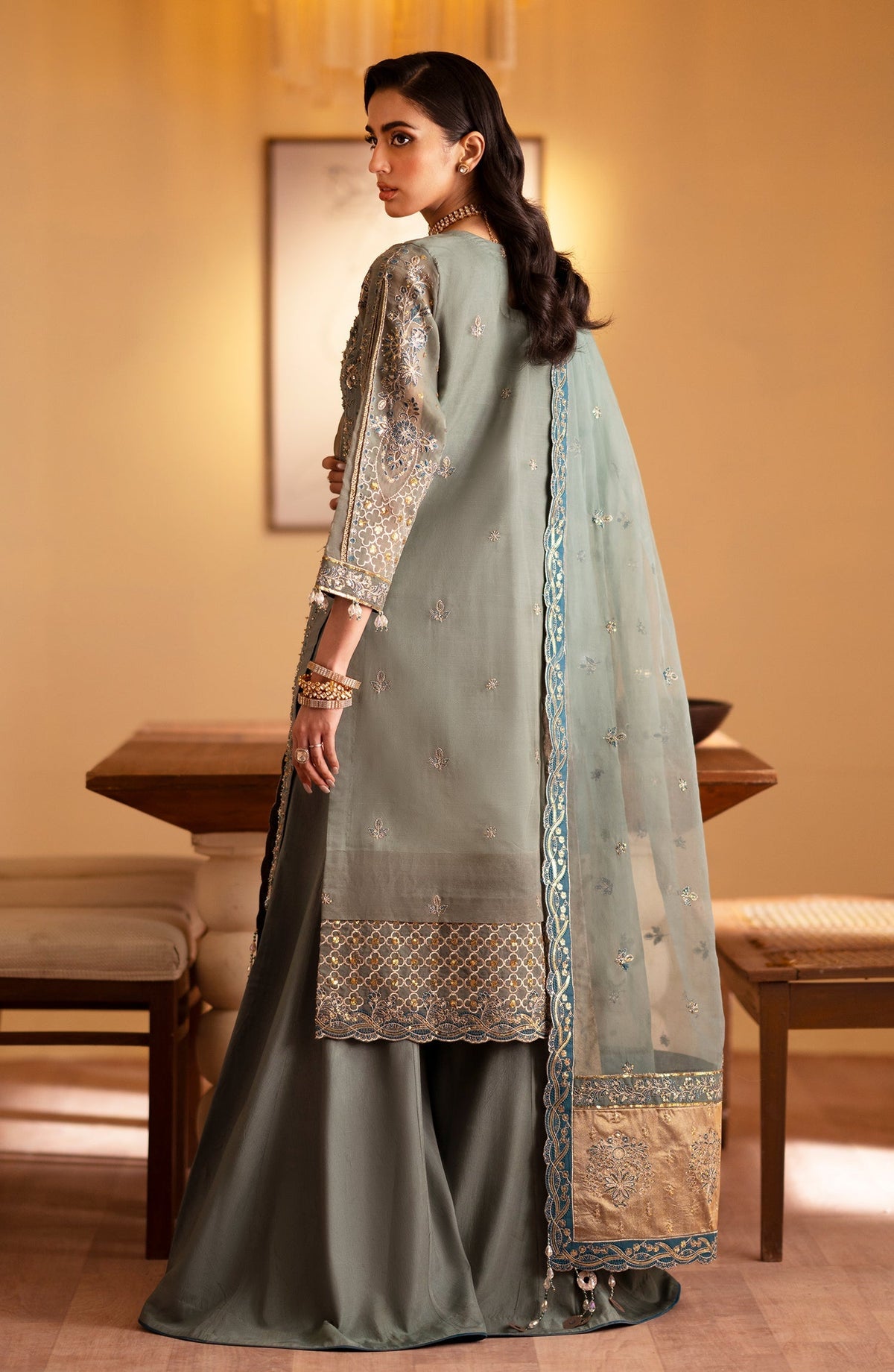 Emaan Adeel | Romansiyyah Luxury Formals 24 | Roheen -  Emaan Adeel Formal - Original Designer Dress - House of Maryam