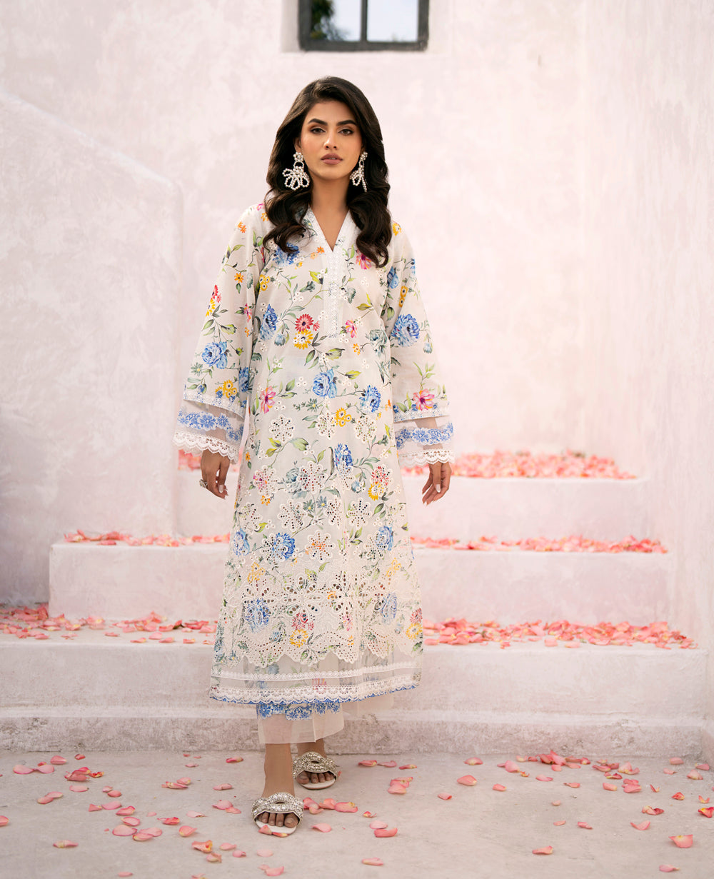 Xenia Formals | Summer Soiree Lawn | ZARIFA by Designer Xenia Formals - House of Maryam - Pakistani Designer Ethnic Wear in {{ shop.shopifyCountryName }}