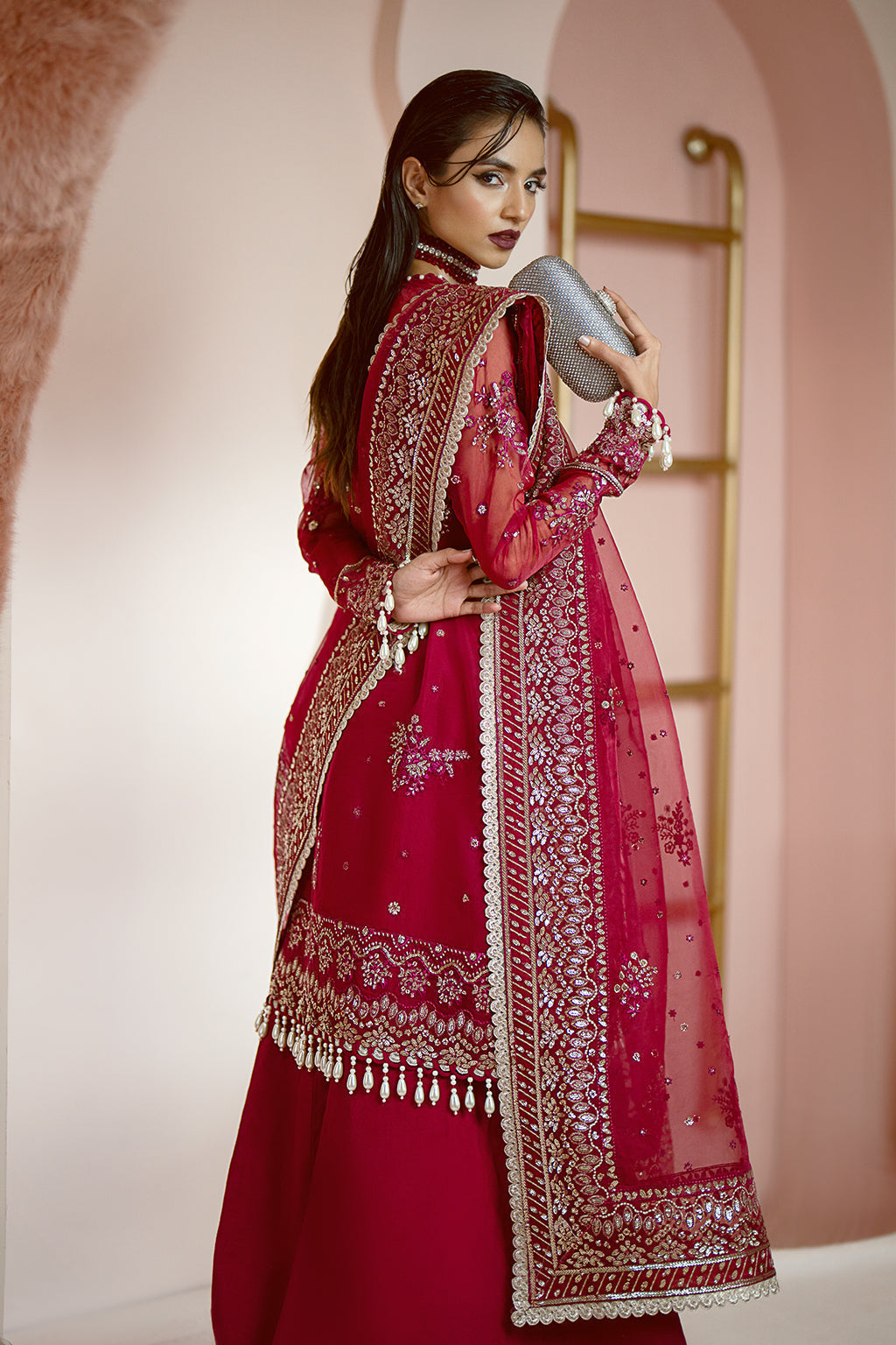 Ayzel | Luminara Wedding Formals | Ruby by Designer Ayzel - House of Maryam - Pakistani Designer Ethnic Wear in {{ shop.shopifyCountryName }}