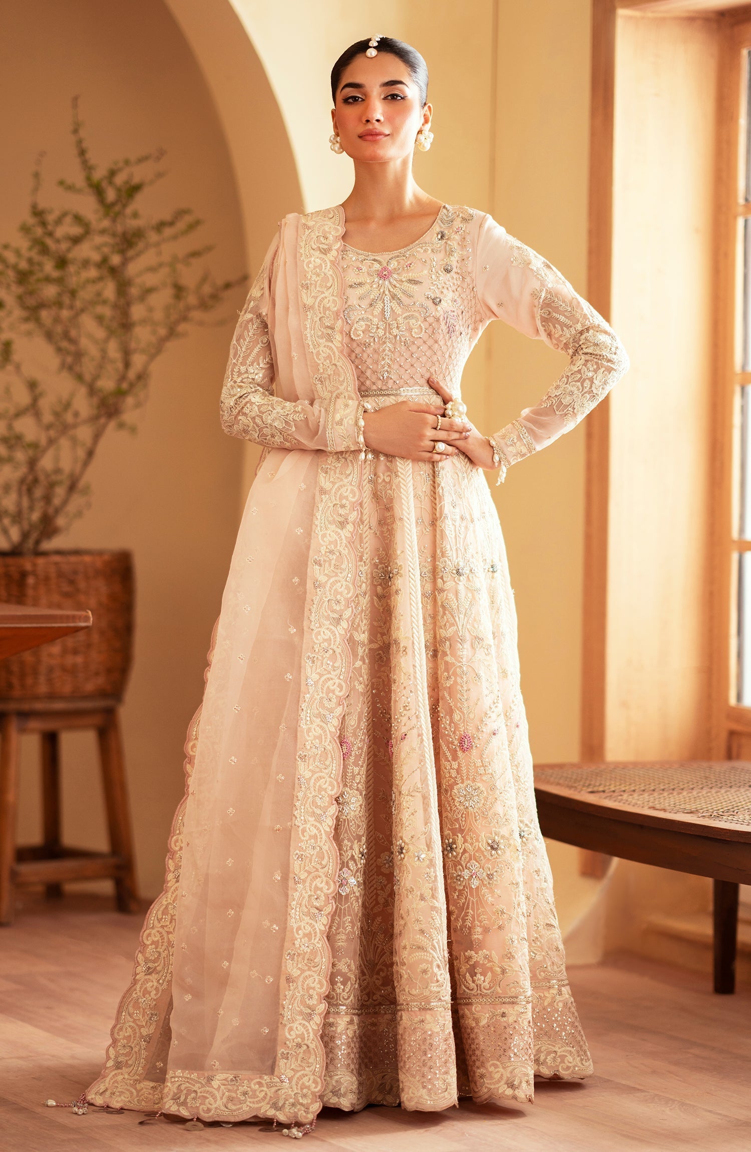 Emaan Adeel | Romansiyyah Luxury Formals 24 | Faatin by Designer Emaan Adeel - House of Maryam - Pakistani Designer Ethnic Wear in {{ shop.shopifyCountryName }}