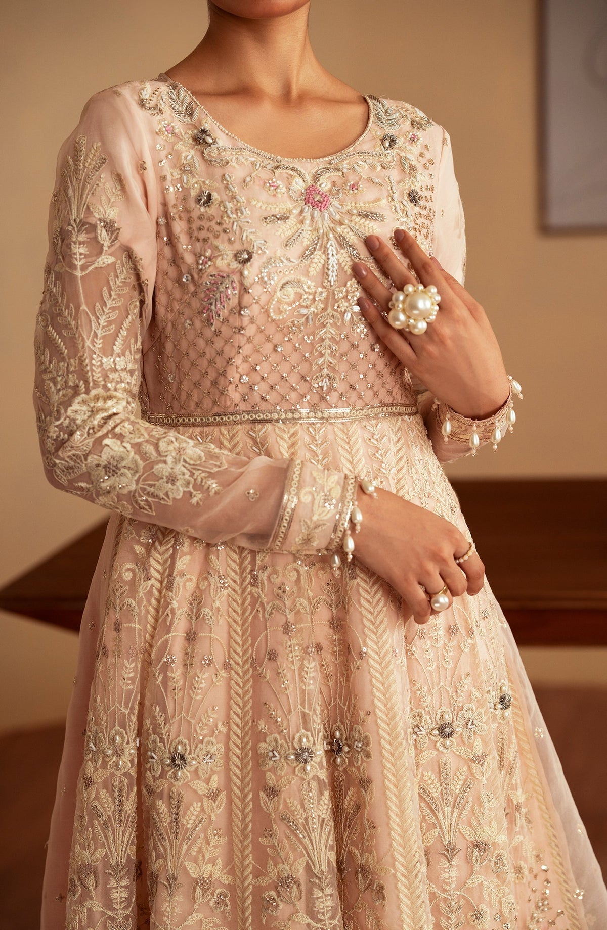 Emaan Adeel | Romansiyyah Luxury Formals 24 | Faatin -  Emaan Adeel Formal - Original Designer Dress - House of Maryam