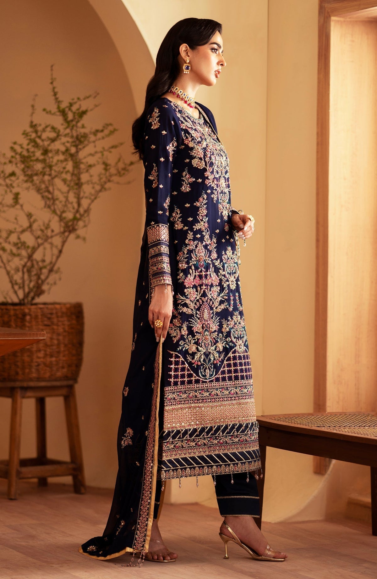 Emaan Adeel | Romansiyyah Luxury Formals 24 | Nageena -  Emaan Adeel Formal - Original Designer Dress - House of Maryam