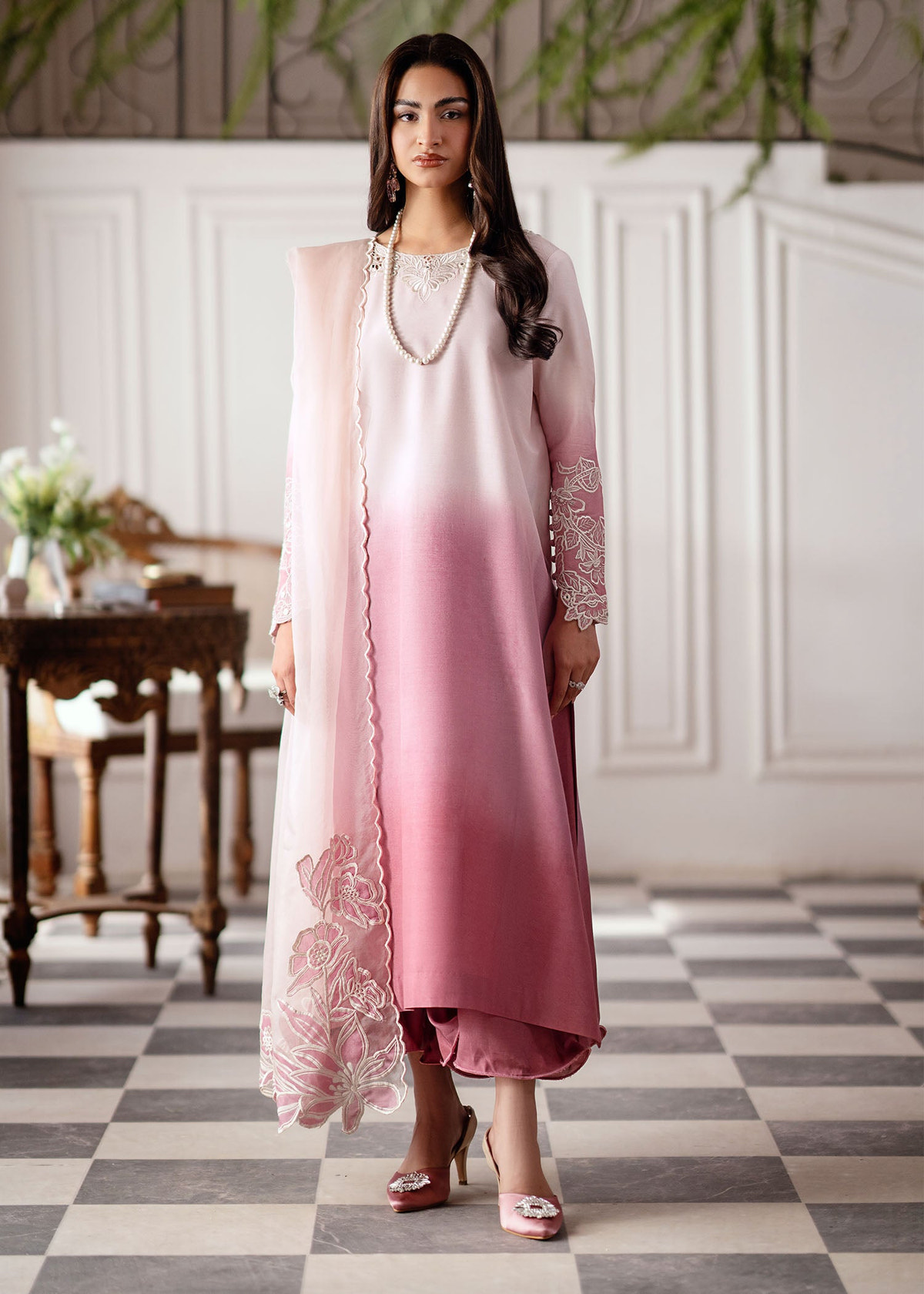 Nuiryaa| Mahee Festive '25 | Coral -  Nuriyaa  - Original Designer Dress - House of Maryam