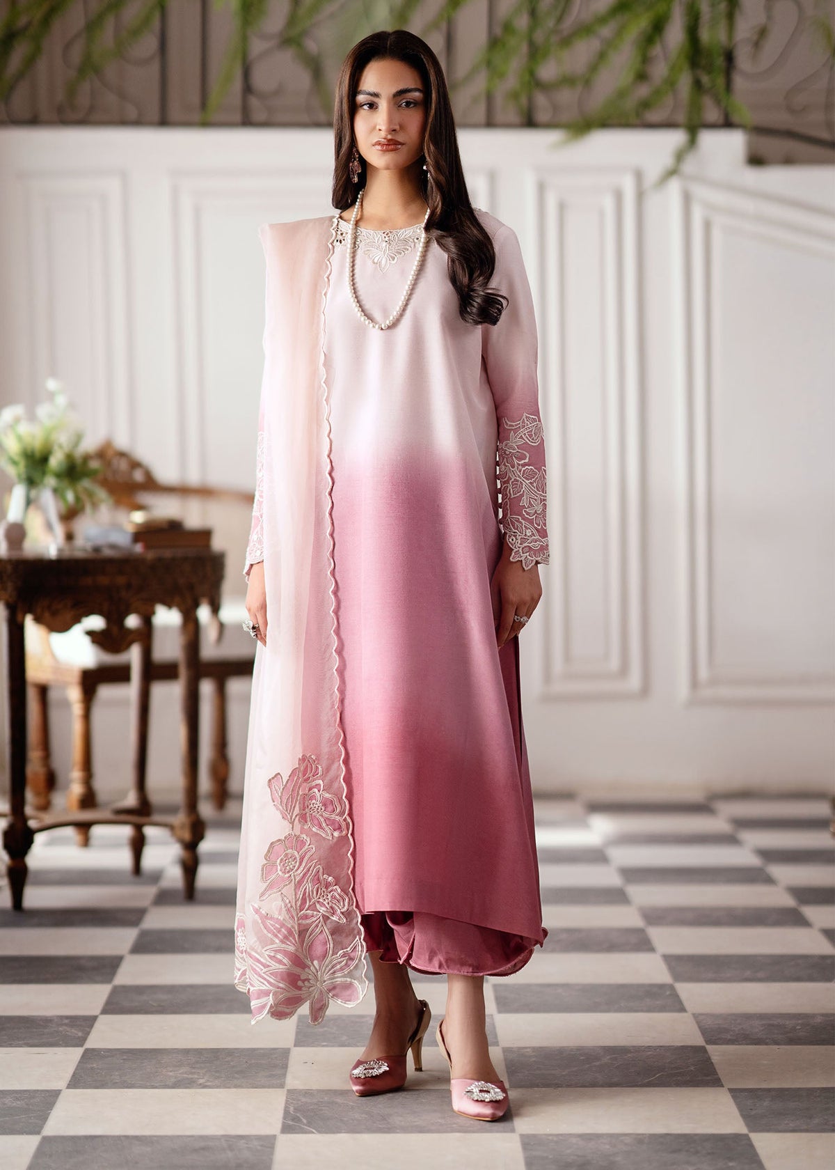 Nuiryaa| Mahee Festive '25 | Coral -  Nuriyaa  - Original Designer Dress - House of Maryam