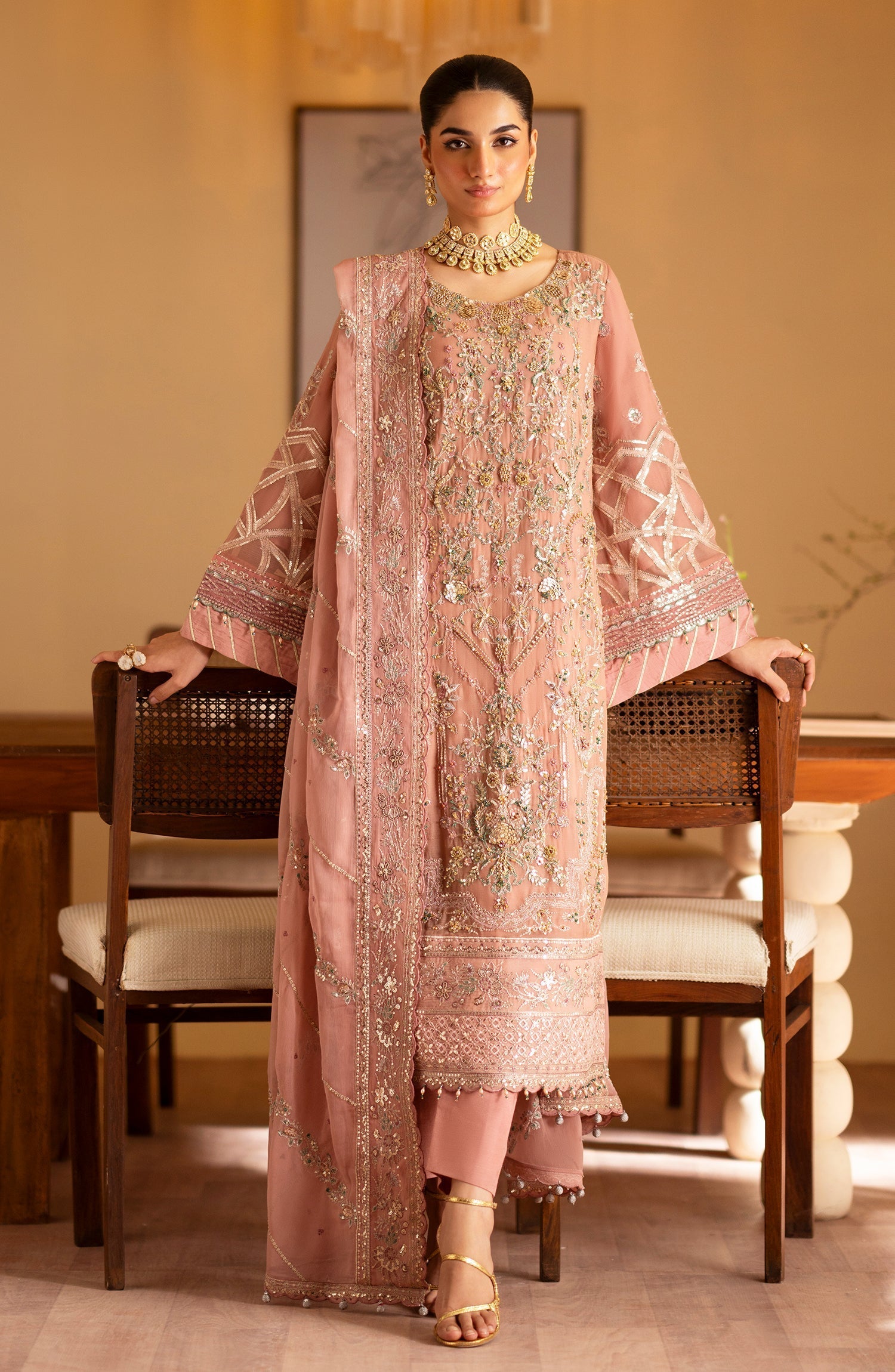 Emaan Adeel | Romansiyyah Luxury Formals 24 | Saleha by Designer Emaan Adeel - House of Maryam - Pakistani Designer Ethnic Wear in {{ shop.shopifyCountryName }}