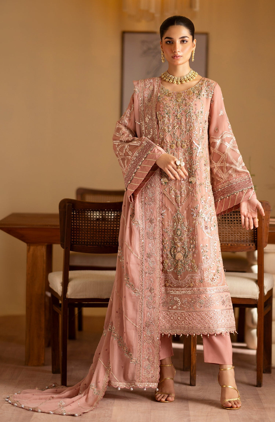 Emaan Adeel | Romansiyyah Luxury Formals 24 | Saleha by Designer Emaan Adeel - House of Maryam - Pakistani Designer Ethnic Wear in {{ shop.shopifyCountryName }}