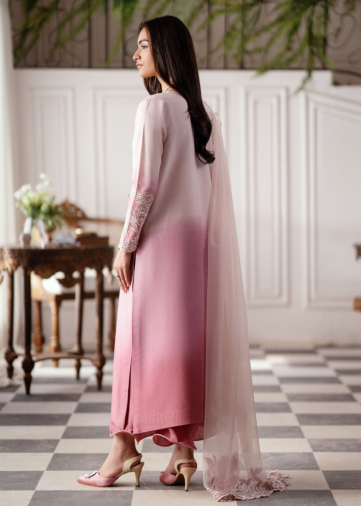 Nuiryaa| Mahee Festive '25 | Coral -  Nuriyaa  - Original Designer Dress - House of Maryam