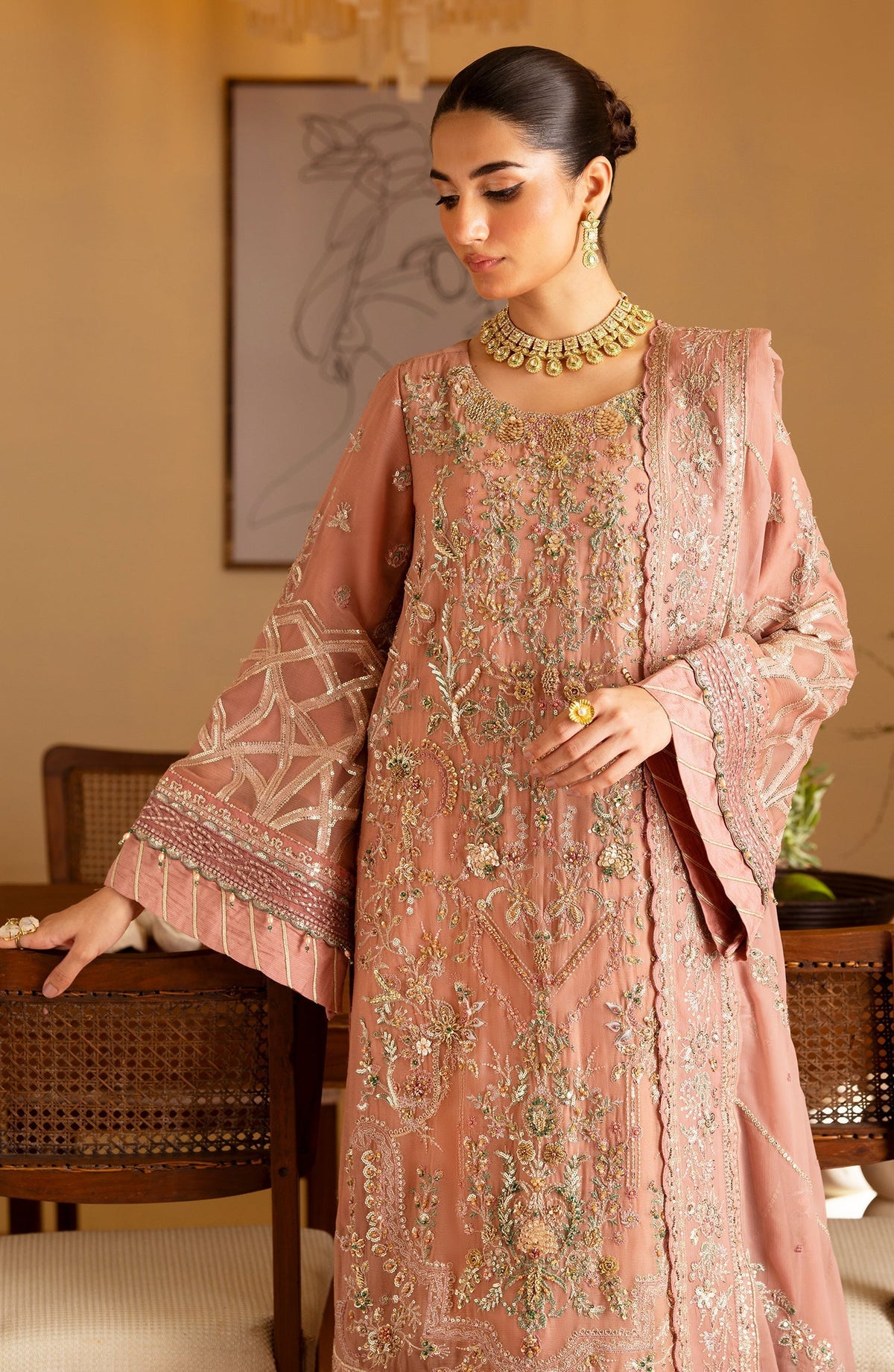 Emaan Adeel | Romansiyyah Luxury Formals 24 | Saleha -  Emaan Adeel Formal - Original Designer Dress - House of Maryam