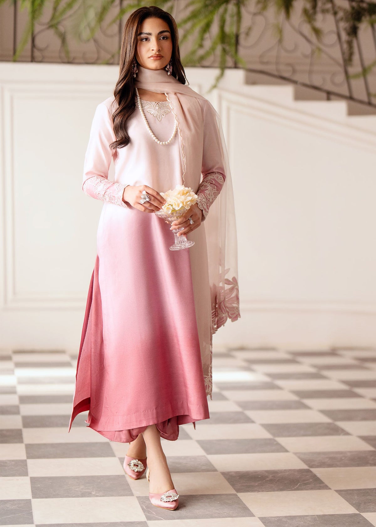 Nuiryaa| Mahee Festive '25 | Coral -  Nuriyaa  - Original Designer Dress - House of Maryam