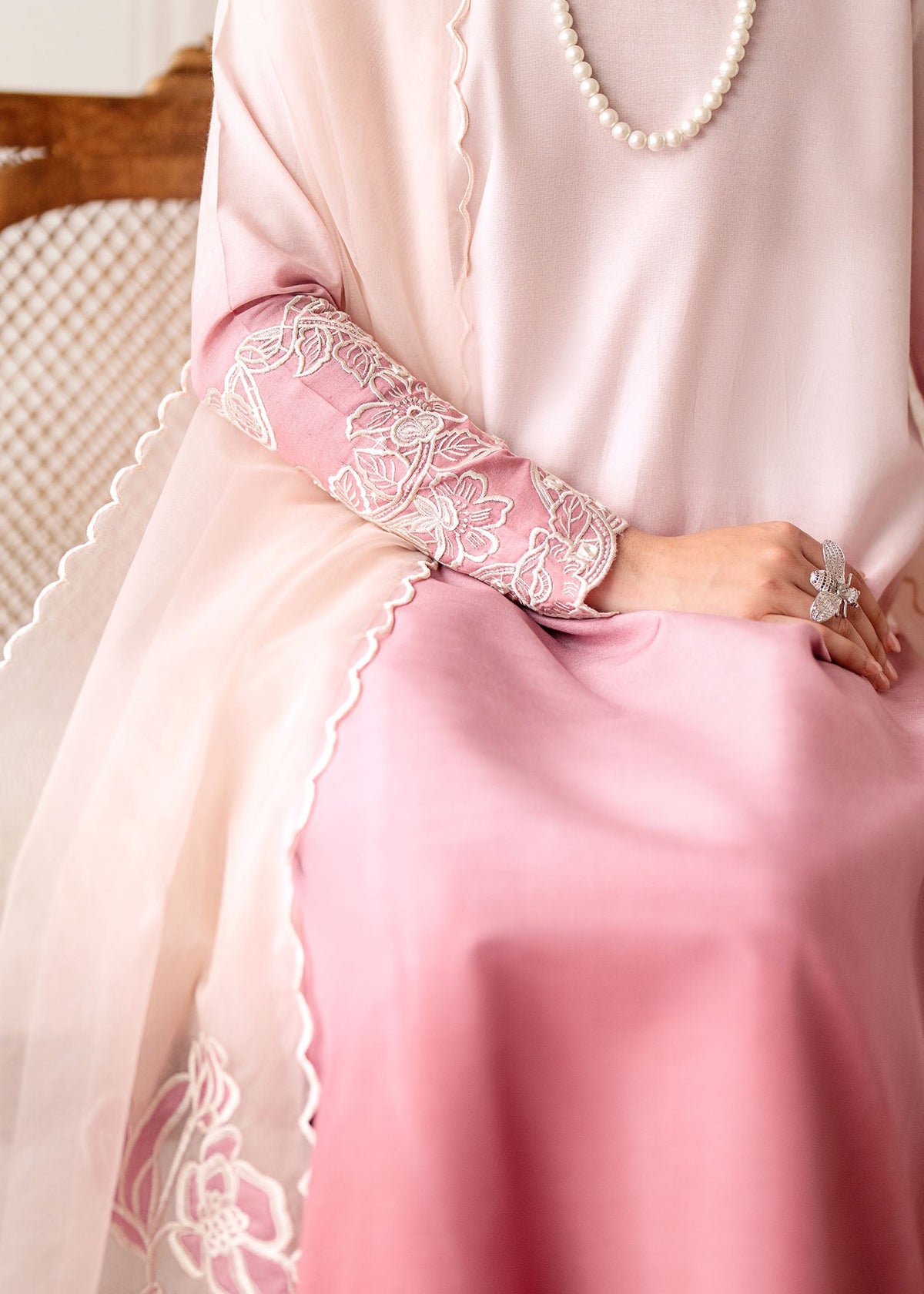 Nuiryaa| Mahee Festive '25 | Coral -  Nuriyaa  - Original Designer Dress - House of Maryam