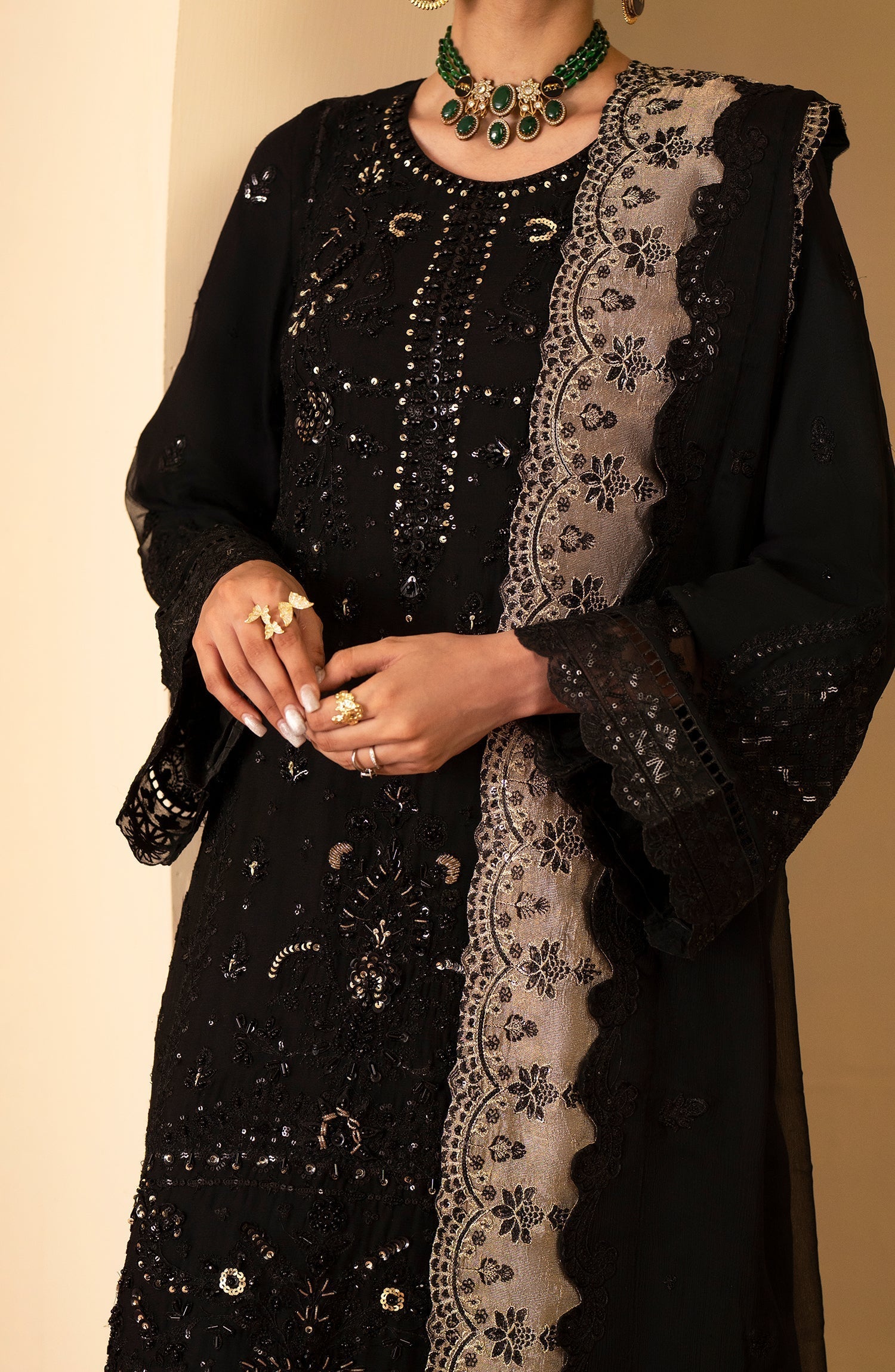 Emaan Adeel | Romansiyyah Luxury Formals 24 | Rehani by Designer Emaan Adeel - House of Maryam - Pakistani Designer Ethnic Wear in {{ shop.shopifyCountryName }}