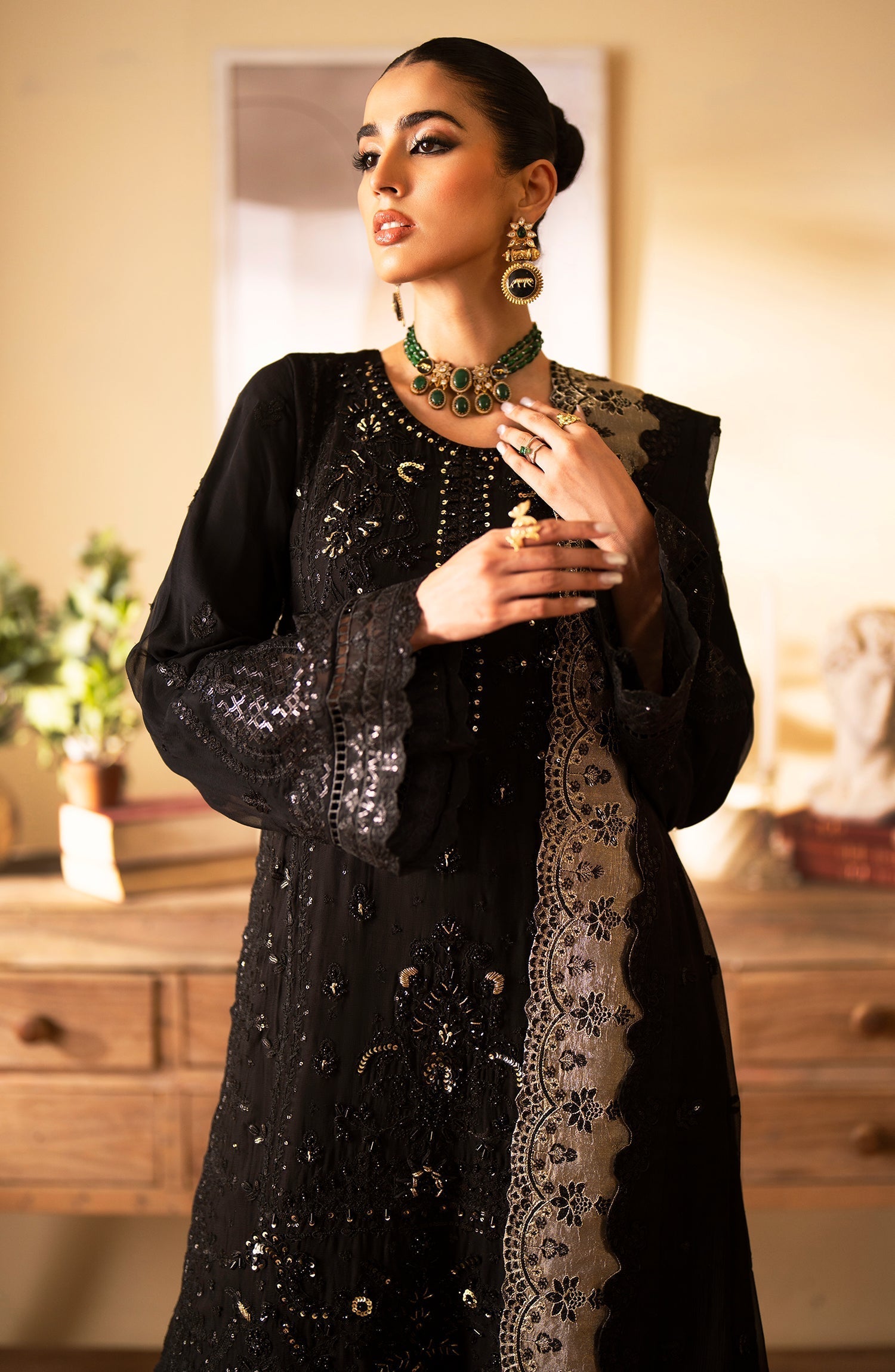 Emaan Adeel | Romansiyyah Luxury Formals 24 | Rehani by Designer Emaan Adeel - House of Maryam - Pakistani Designer Ethnic Wear in {{ shop.shopifyCountryName }}