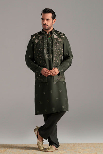 Republic By Omar Farooq | Luxury Rtw | 'Khizar' Waistcoat -  Republic by Omar Farooq Luxury RTW - Original Designer Dress - House of Maryam