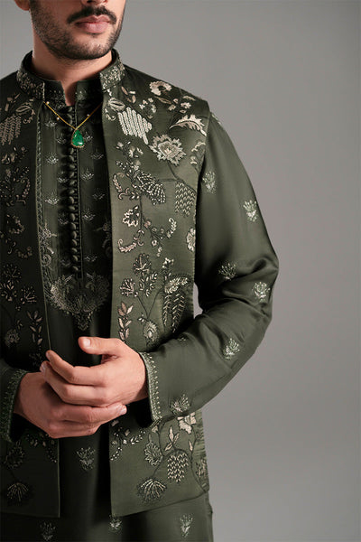 Republic By Omar Farooq | Luxury Rtw | 'Khizar' Kurta Pajama -  Republic by Omar Farooq Luxury RTW - Original Designer Dress - House of Maryam