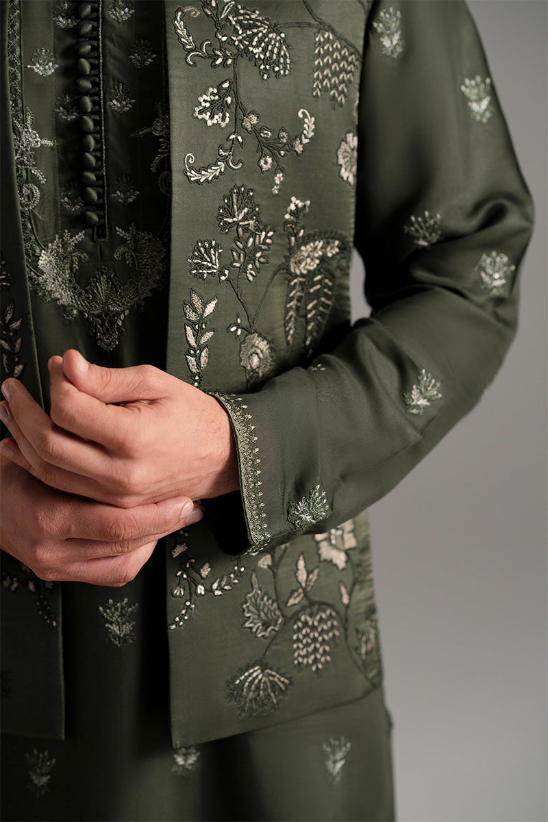 Republic By Omar Farooq | Luxury Rtw | 'Khizar' Waistcoat -  Republic by Omar Farooq Luxury RTW - Original Designer Dress - House of Maryam