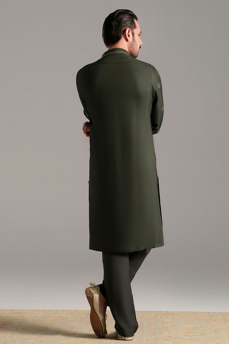 Republic By Omar Farooq | Luxury Rtw | 'Khizar' Kurta Pajama -  Republic by Omar Farooq Luxury RTW - Original Designer Dress - House of Maryam