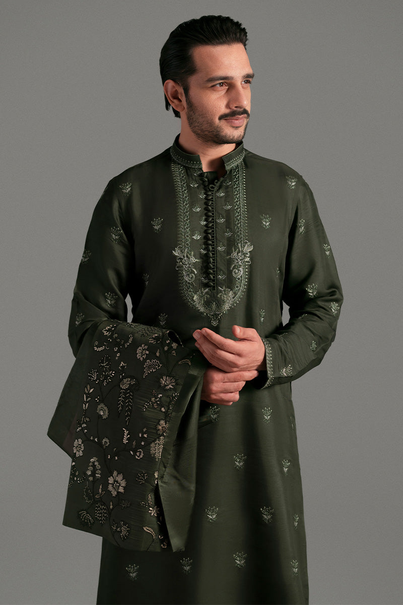 Republic By Omar Farooq | Luxury Rtw | 'Khizar' Kurta Pajama -  Republic by Omar Farooq Luxury RTW - Original Designer Dress - House of Maryam