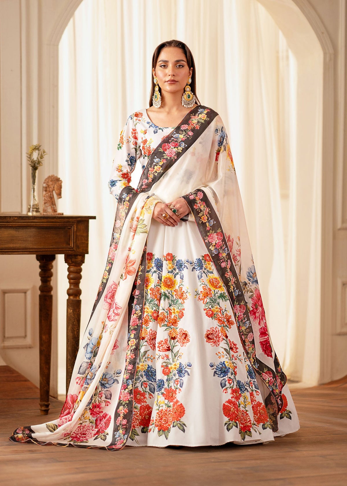Nuiryaa| Mahee Festive '25 | Floral Bliss -  Nuriyaa  - Original Designer Dress - House of Maryam