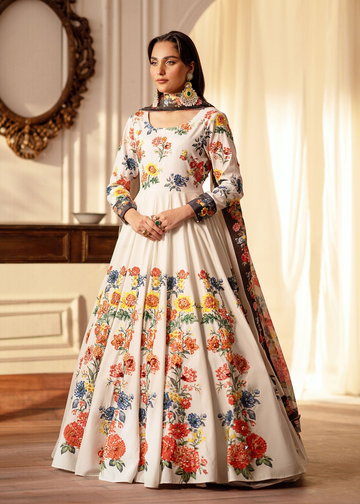Nuiryaa| Mahee Festive '25 | Floral Bliss -  Nuriyaa  - Original Designer Dress - House of Maryam