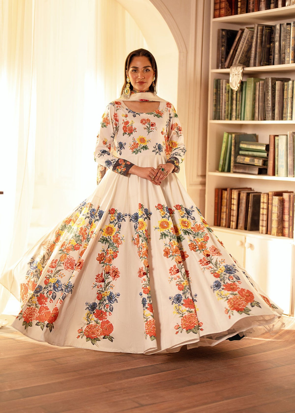 Nuiryaa| Mahee Festive '25 | Floral Bliss -  Nuriyaa  - Original Designer Dress - House of Maryam