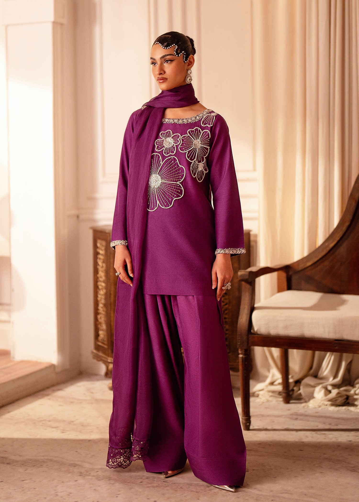 Nuiryaa| Mahee Festive '25 | Purple Haze -  Nuriyaa  - Original Designer Dress - House of Maryam
