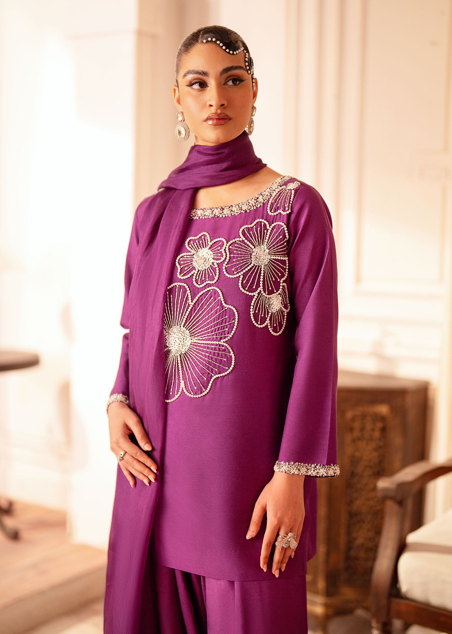 Nuiryaa| Mahee Festive '25 | Purple Haze -  Nuriyaa  - Original Designer Dress - House of Maryam