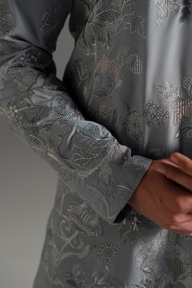 Republic By Omar Farooq | Luxury Rtw | 'Nilam' Kurta Pajama -  Republic by Omar Farooq Luxury RTW - Original Designer Dress - House of Maryam