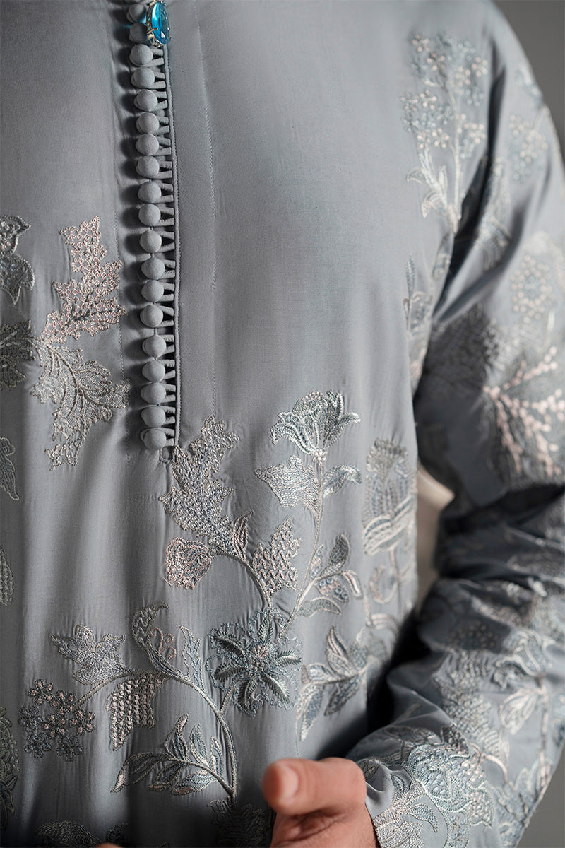 Republic By Omar Farooq | Luxury Rtw | 'Nilam' Kurta Pajama -  Republic by Omar Farooq Luxury RTW - Original Designer Dress - House of Maryam