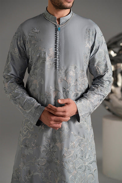Republic By Omar Farooq | Luxury Rtw | 'Nilam' Kurta Pajama -  Republic by Omar Farooq Luxury RTW - Original Designer Dress - House of Maryam