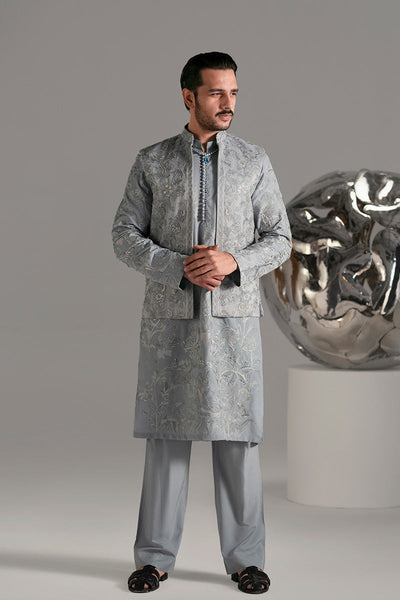 Republic By Omar Farooq | Luxury Rtw | 'Nilam' Waistcoat -  Republic by Omar Farooq Luxury RTW - Original Designer Dress - House of Maryam