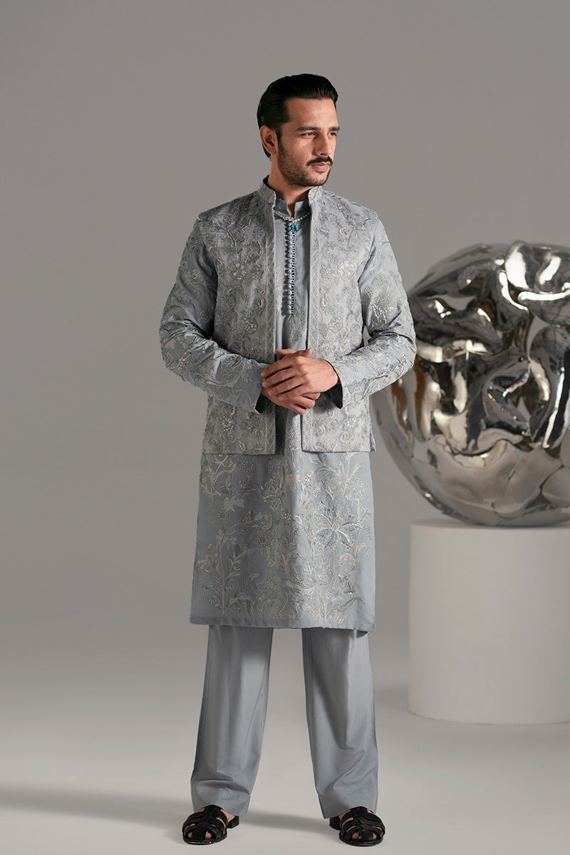 Republic By Omar Farooq | Luxury Rtw | 'Nilam' Waistcoat -  Republic by Omar Farooq Luxury RTW - Original Designer Dress - House of Maryam