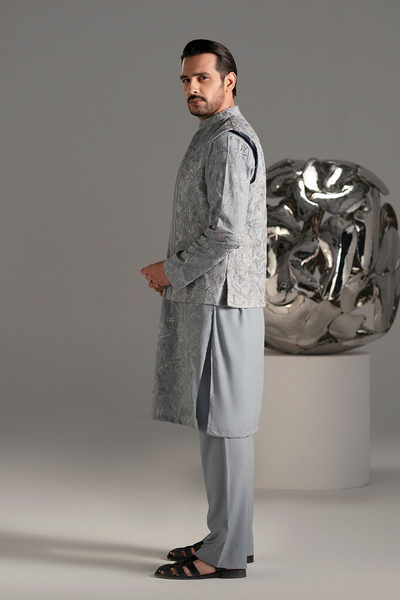 Republic By Omar Farooq | Luxury Rtw | 'Nilam' Waistcoat -  Republic by Omar Farooq Luxury RTW - Original Designer Dress - House of Maryam