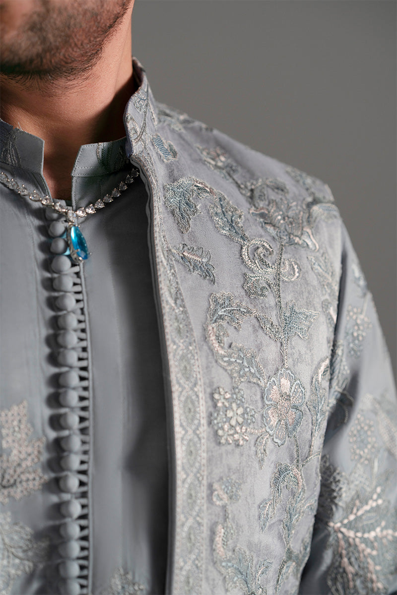Republic By Omar Farooq | Luxury Rtw | 'Nilam' Waistcoat -  Republic by Omar Farooq Luxury RTW - Original Designer Dress - House of Maryam