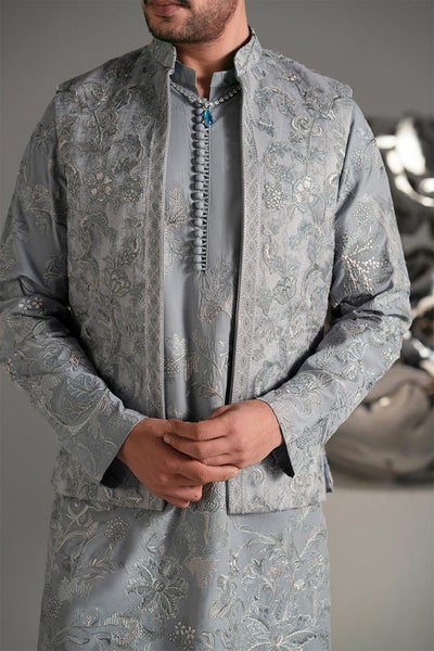 Republic By Omar Farooq | Luxury Rtw | 'Nilam' Waistcoat -  Republic by Omar Farooq Luxury RTW - Original Designer Dress - House of Maryam