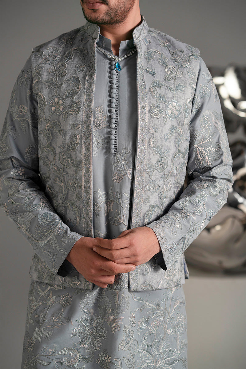 Republic By Omar Farooq | Luxury Rtw | 'Nilam' Waistcoat -  Republic by Omar Farooq Luxury RTW - Original Designer Dress - House of Maryam