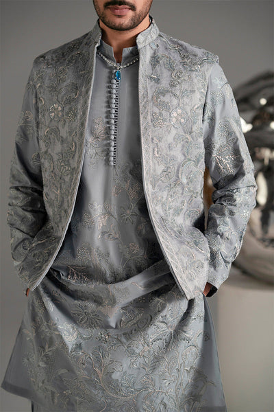 Republic By Omar Farooq | Luxury Rtw | 'Nilam' Waistcoat -  Republic by Omar Farooq Luxury RTW - Original Designer Dress - House of Maryam